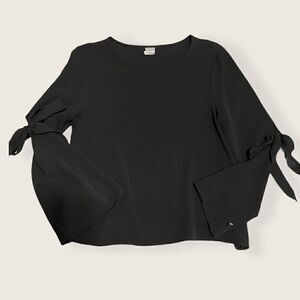 Medium Twik Bell Sleeve Blouse with Ties